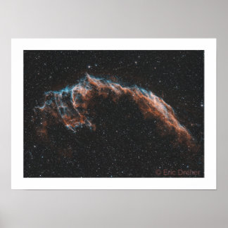 Veil Nebula - NGC 6992 - Eric Dreher Poster