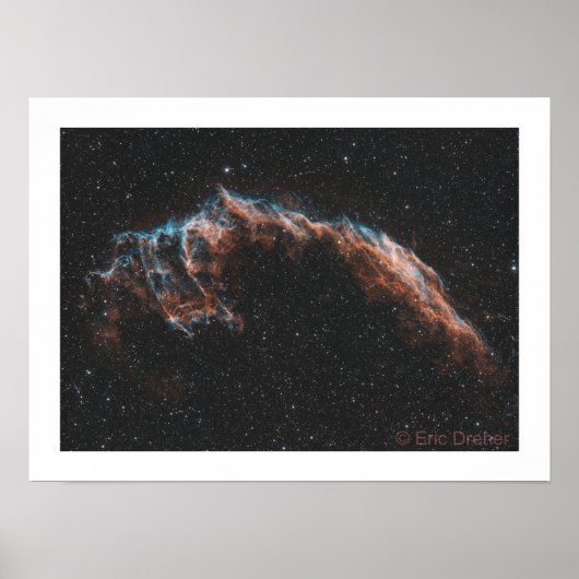 Veil Nebula - NGC 6992 - Eric Dreher Poster (Vorne)