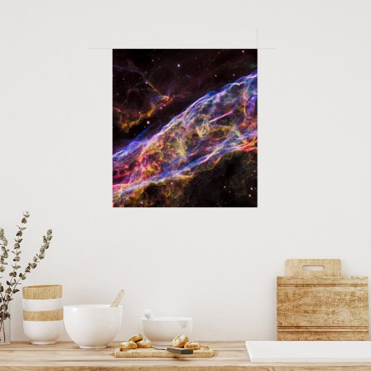 Veil Nebula Supernova Remnant Poster (Küche)