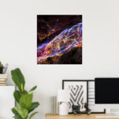 Veil Nebula Supernova Remnant Poster (Heimbüro)