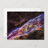 Veil Nebula Supernova Remnant Postkarte (Vorne/Hinten)