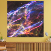 Veil Nebula Supernova Remnant Square Leinwanddruck (Insitu (Wohnzimmer))