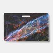 Veil Nebula Supernova Remnants Hubble Telescope Ausweis (Rückseite)