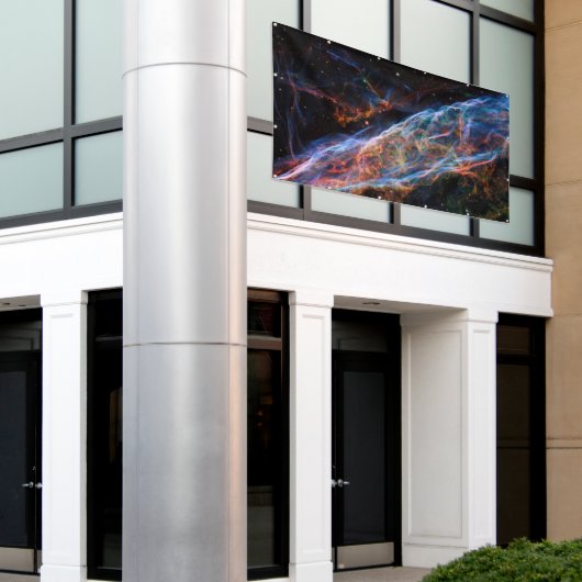 Veil Nebula Supernova Remnants Hubble Telescope Banner (Äußeres Gebäude)