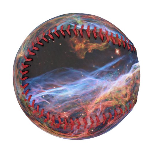 Veil Nebula Supernova Remnants Hubble Telescope Baseball (Vorderseite Links)