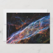 Veil Nebula Supernova Remnants Hubble Telescope Einladung (Vorderseite)