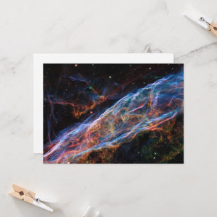 Veil Nebula Supernova Remnants Hubble Telescope Einladung