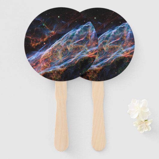 Veil Nebula Supernova Remnants Hubble Telescope Fächer (Vorne und Hinten)