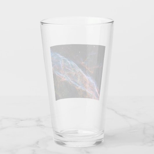 Veil Nebula Supernova Remnants Hubble Telescope Glas (Rückseite)