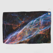 Veil Nebula Supernova Remnants Hubble Telescope Golfhandtuch (Horizontal)