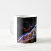 Veil Nebula Supernova Remnants Hubble Telescope Kaffeetasse (Vorderseite Links)