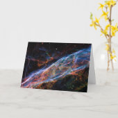 Veil Nebula Supernova Remnants Hubble Telescope Karte (Gelbe Blume)