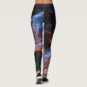 Veil Nebula Supernova Remnants Hubble Telescope Leggings (Rückseite)