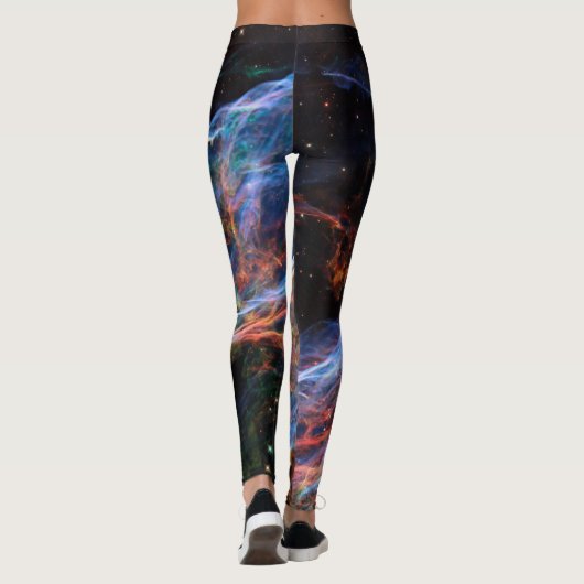 Veil Nebula Supernova Remnants Hubble Telescope Leggings (Rückseite)