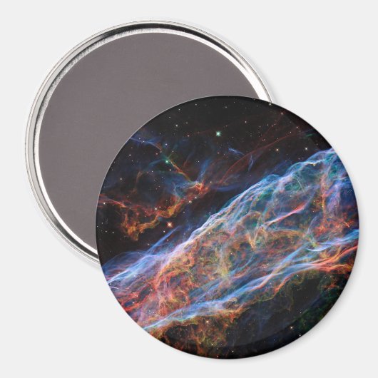 Veil Nebula Supernova Remnants Hubble Telescope Magnet (Vorderseite/Rückseite)