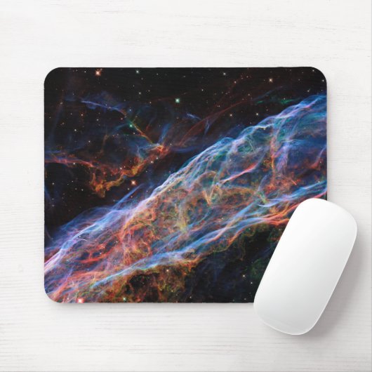 Veil Nebula Supernova Remnants Hubble Telescope Mousepad (Mit Mouse)