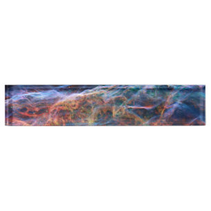 Veil Nebula Supernova Remnants Hubble Telescope Namensplakette