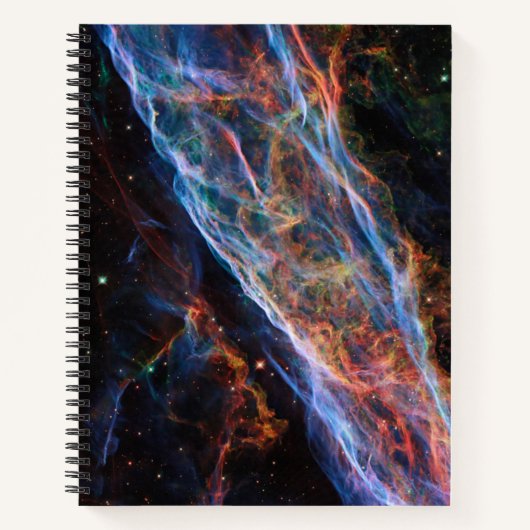 Veil Nebula Supernova Remnants Hubble Telescope Notizblock (Vorderseite)