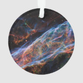 Veil Nebula Supernova Remnants Hubble Telescope Ornament (Rückseite)
