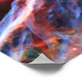 Veil Nebula Supernova Remnants Hubble Telescope Poster (Ecke)
