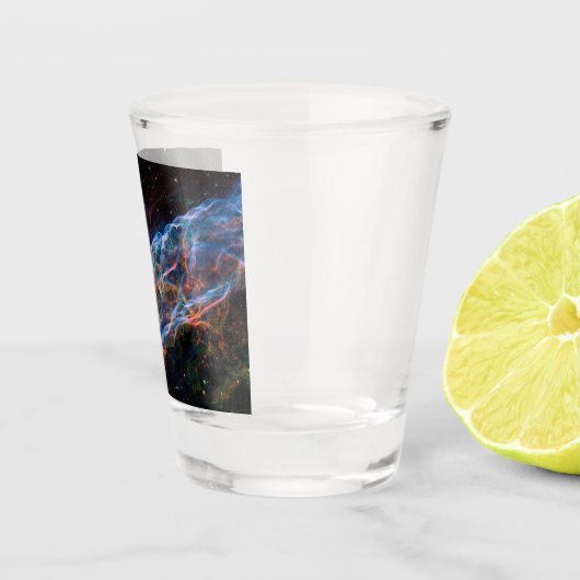 Veil Nebula Supernova Remnants Hubble Telescope Schnapsglas (Rechts)