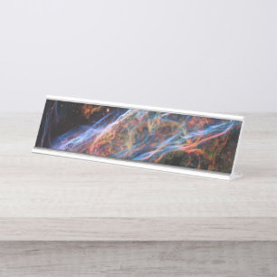 Veil Nebula Supernova Remnants Hubble Telescope Schreibtischnamensplakette