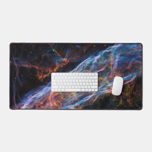 Veil Nebula Supernova Remnants Hubble Telescope Schreibtischunterlage (Tastatur & Maus)