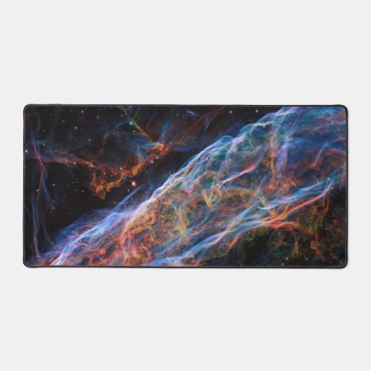 Veil Nebula Supernova Remnants Hubble Telescope Schreibtischunterlage (Vorderseite)