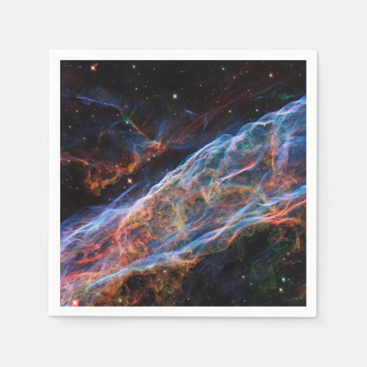 Veil Nebula Supernova Remnants Hubble Telescope Serviette (Vorderseite)