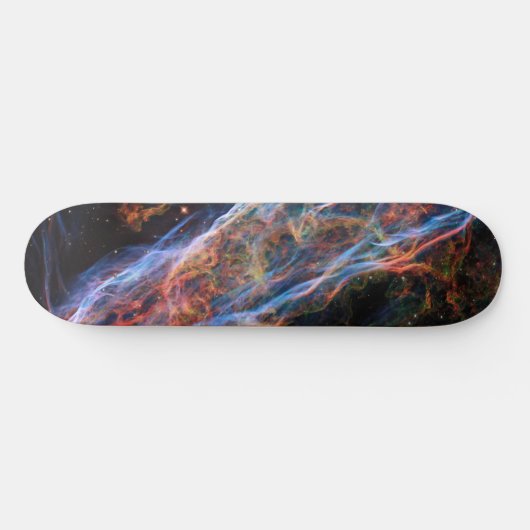 Veil Nebula Supernova Remnants Hubble Telescope Skateboard (Horizontal)