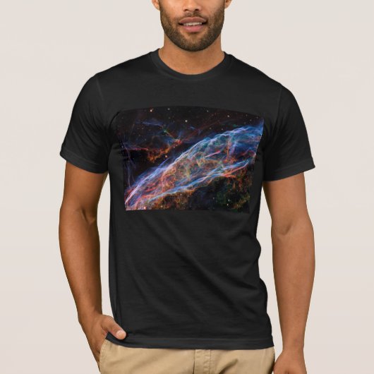 Veil Nebula Supernova Remnants Hubble Telescope T-Shirt (Vorderseite)