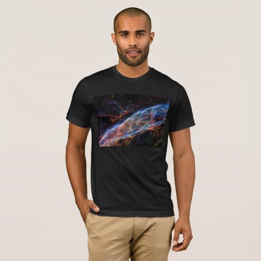 Veil Nebula Supernova Remnants Hubble Telescope T-Shirt (Vorne ganz)