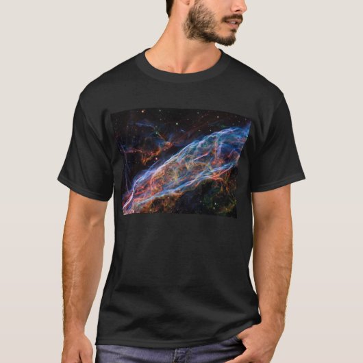 Veil Nebula Supernova Remnants Hubble Telescope T-Shirt (Vorderseite)