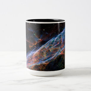 Veil Nebula Supernova Remnants Hubble Telescope Zweifarbige Tasse