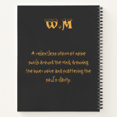 Veil of Noise – Whirl of Media Notizblock (Rückseite)