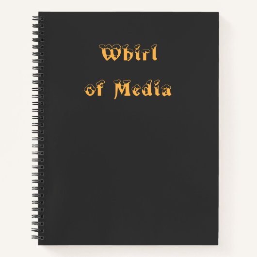 Veil of Noise – Whirl of Media Notizblock (Vorderseite)