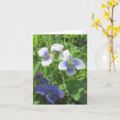 Veilchen-Anmerkungs-Karte Karte (Gelbe Blume)