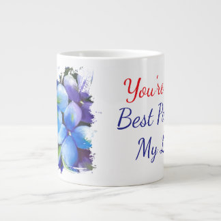 Veilchen blühen, du bist der beste Teil meines Leb Jumbo-Tasse