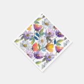 Veilchen-Blumen-Untersetzer Serviette (Ecke)