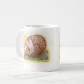 Veilchen der Igel Kaffeetasse (Vorderseite Links)