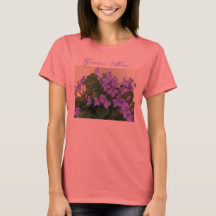 Veilchen der Mutter Tages T-Shirt