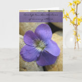 Veilchen eine Leben-Lehrer-Ruhestands-Karte Karte (Gelbe Blume)