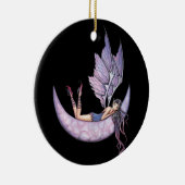 Veilchen-Fee-Ornament Keramikornament (Rechts)
