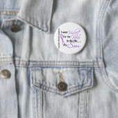 Veilchen für Held 1 Hodgkins Lymphom-Sohn Button (Beispiel)