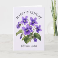 Veilchen-Geburtstag im Februar