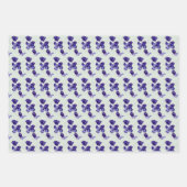 Veilchen Geschenkpapier Set (Vorderseite 2)