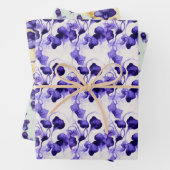 Veilchen Geschenkpapier Set (Beispiel)