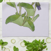 veilchen geschirrtuch (Gefaltet)