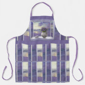 Veilchen in der Schürze eines Mondglases (Vorderseite)