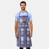 Veilchen in der Schürze eines Mondglases (Getragen)